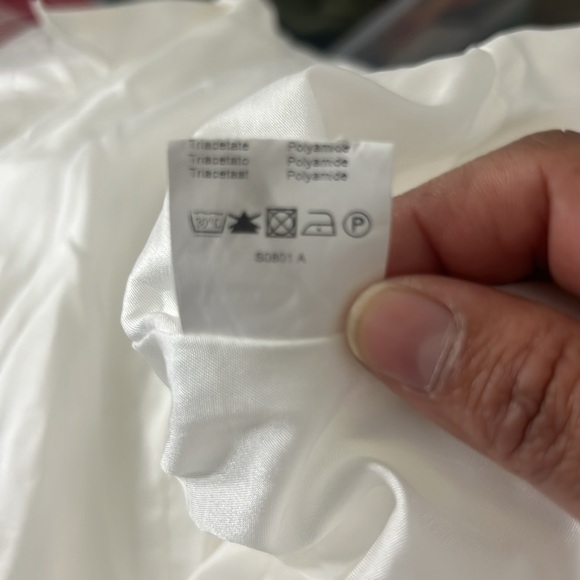 claudia Strater white sleeveless flax- linen button down midi dress - Picture 8 of 9